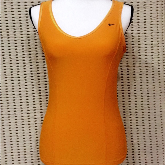 nike orange tank top